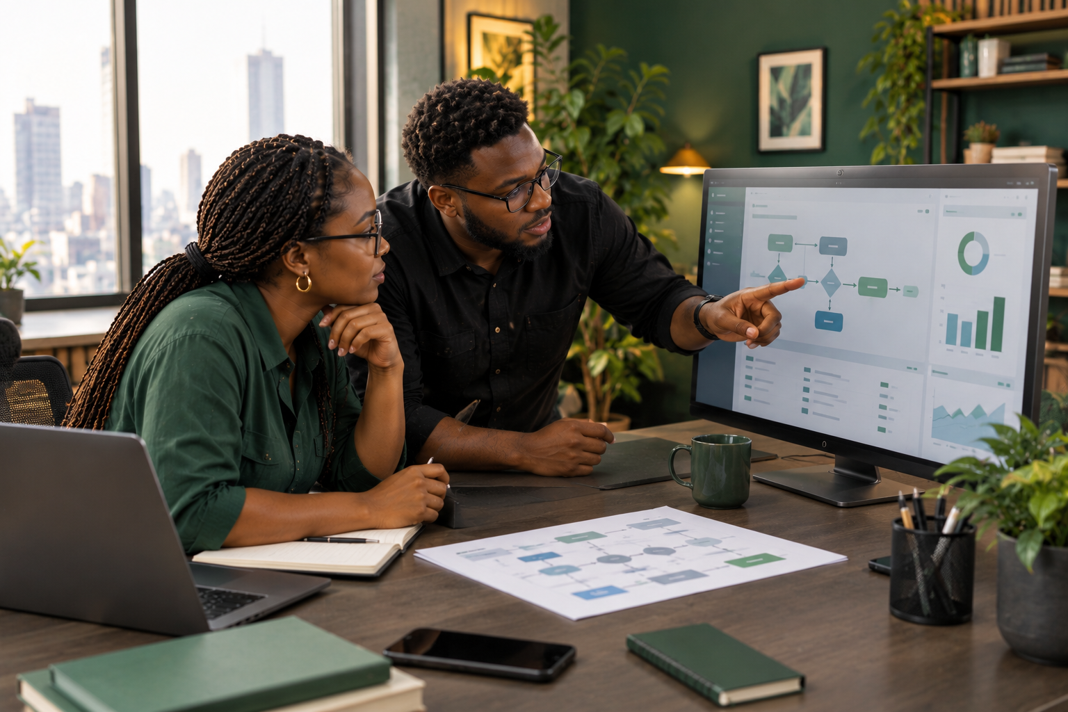 The Softgene Tech team collaborating on a product build