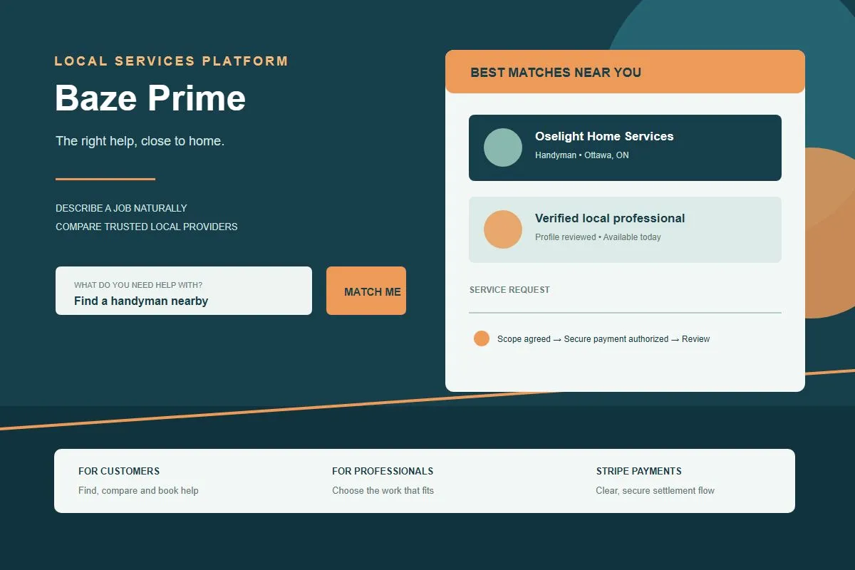 Baze Prime Local Services Marketplace